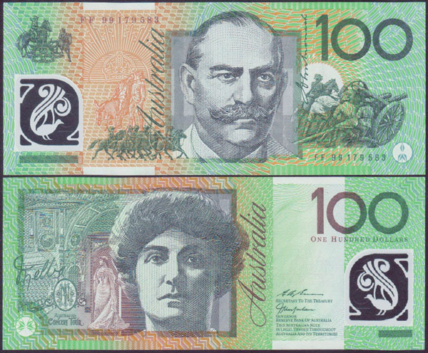 1999 Australia $100 (McFarlane/Evans) Unc L001421